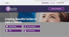 Desktop Screenshot of foresthillsdental.com