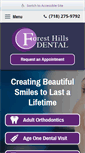 Mobile Screenshot of foresthillsdental.com